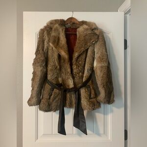 VINTAGE fur coat. 

No tags small